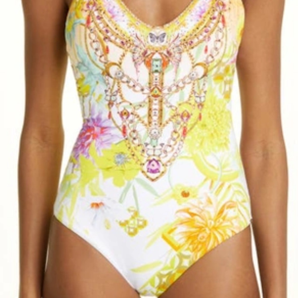 Camilla Multicolor Floral One Piece Swimsuit